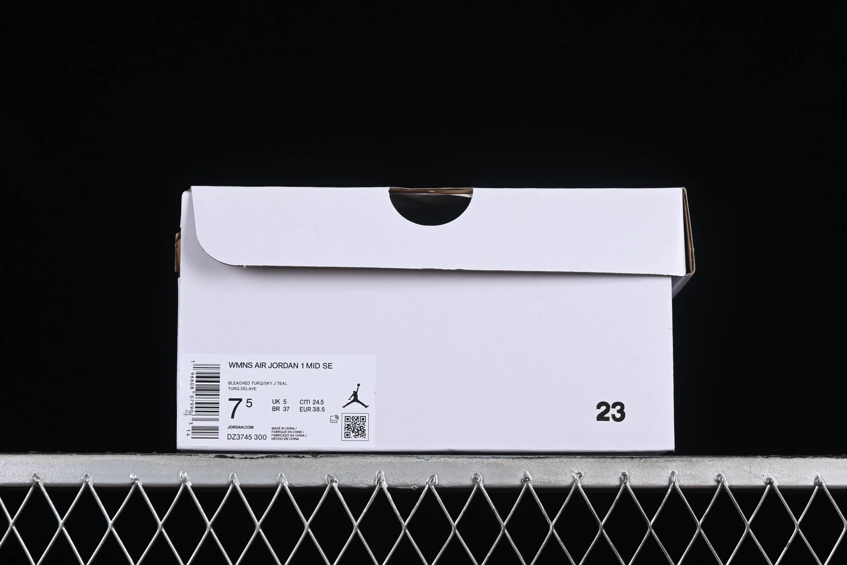 All Categories Air Jordan Jordan Series Basketball Shoes Air Jordan 1 Mid Air Jordan 1 Mid "Bleached Turquoise" AJ1 Joe 1 Ice Mint Green Chinese Cultural Leisure Sneakers DZ3745-300